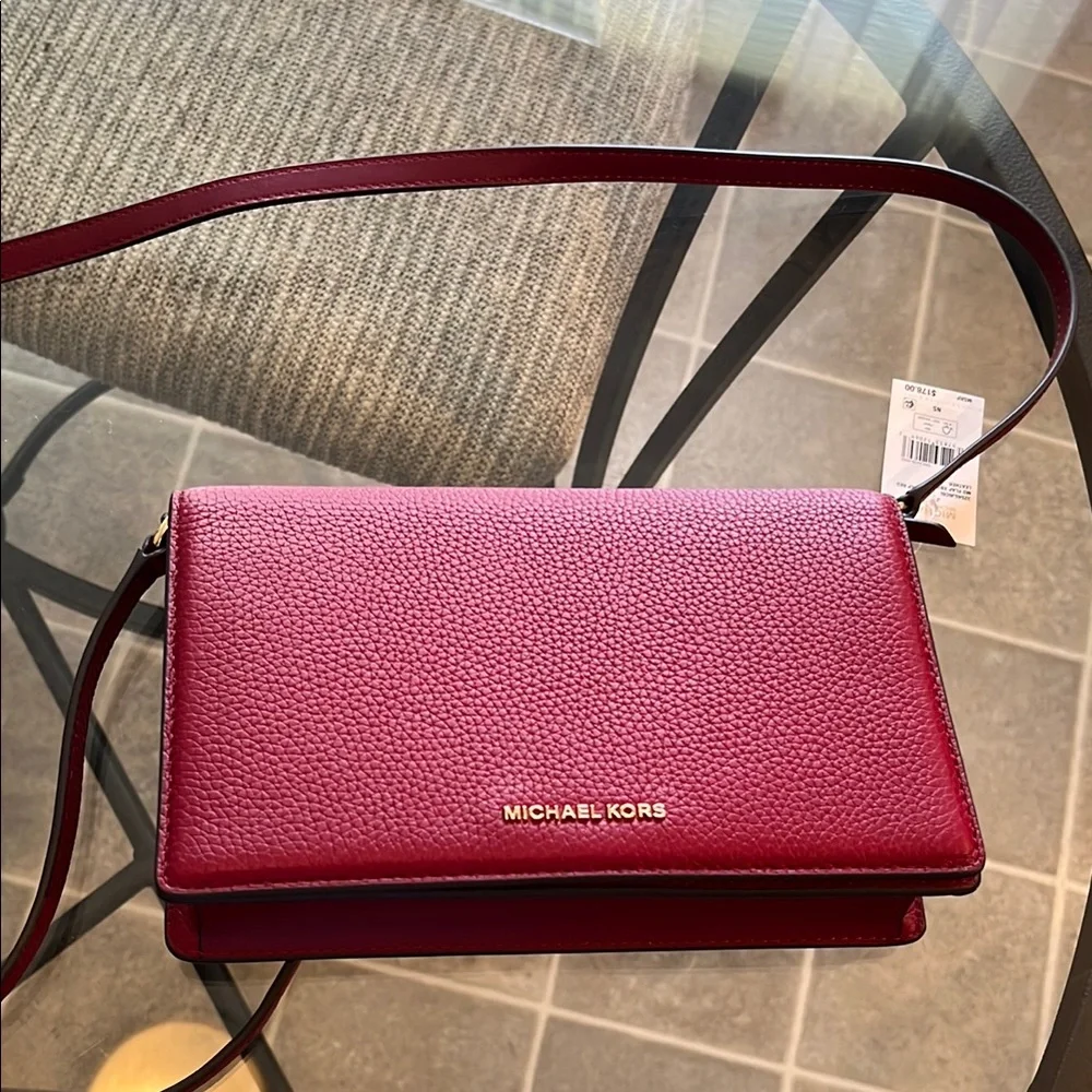 Michael Kors Red Crossbody Bag